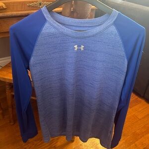 Blue under armor shirt long sleeve Medium
